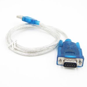 USB to RS232 Serial Port 9 Pin DB9 Cable Serial COM Port Adapter Convertor Blue - Image 8