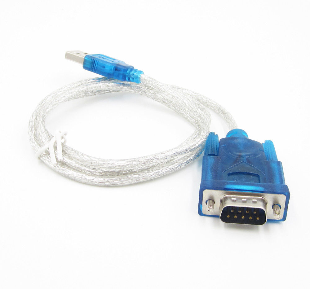 USB to RS232 Serial Port 9 Pin DB9 Cable Serial COM Port Adapter ...