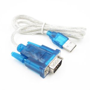 USB to RS232 Serial Port 9 Pin DB9 Cable Serial COM Port Adapter Convertor Blue - Image 7