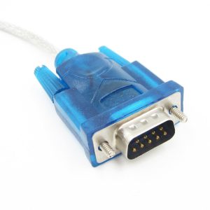 USB to RS232 Serial Port 9 Pin DB9 Cable Serial COM Port Adapter Convertor Blue - Image 6