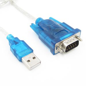 USB to RS232 Serial Port 9 Pin DB9 Cable Serial COM Port Adapter Convertor Blue - Image 4