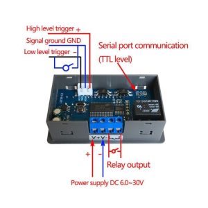 XY-WJ01 Delay Relay Module Digital LED Dual Display Cycle Timing Circuit - Image 5