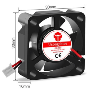 3010 30mm x 10mm 5V / 12V / 24V DC Brushless Fan Reprap Prusa 3D Printer - Image 6