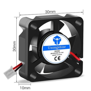 3010 30mm x 10mm 5V / 12V / 24V DC Brushless Fan Reprap Prusa 3D Printer - Image 4