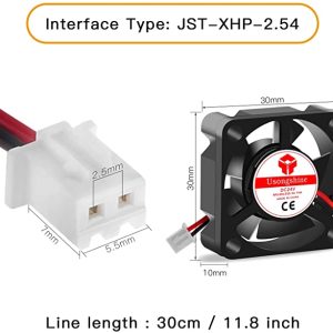 3010 30mm x 10mm 5V / 12V / 24V DC Brushless Fan Reprap Prusa 3D Printer - Image 7