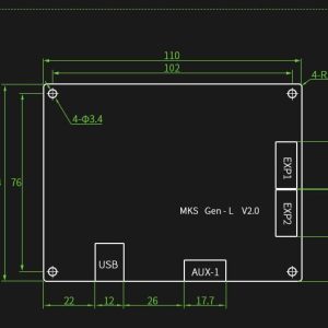 MKS Gen-L 2.1 3D Printer Control Board - Ramps 1.4 / Mega 2560 R3 USB AU Stock - Image 8