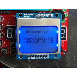 84x48 Nokia LCD Module Blue Backlight Adapter PCB Nokia 5110 LCD For Arduino - Image 9