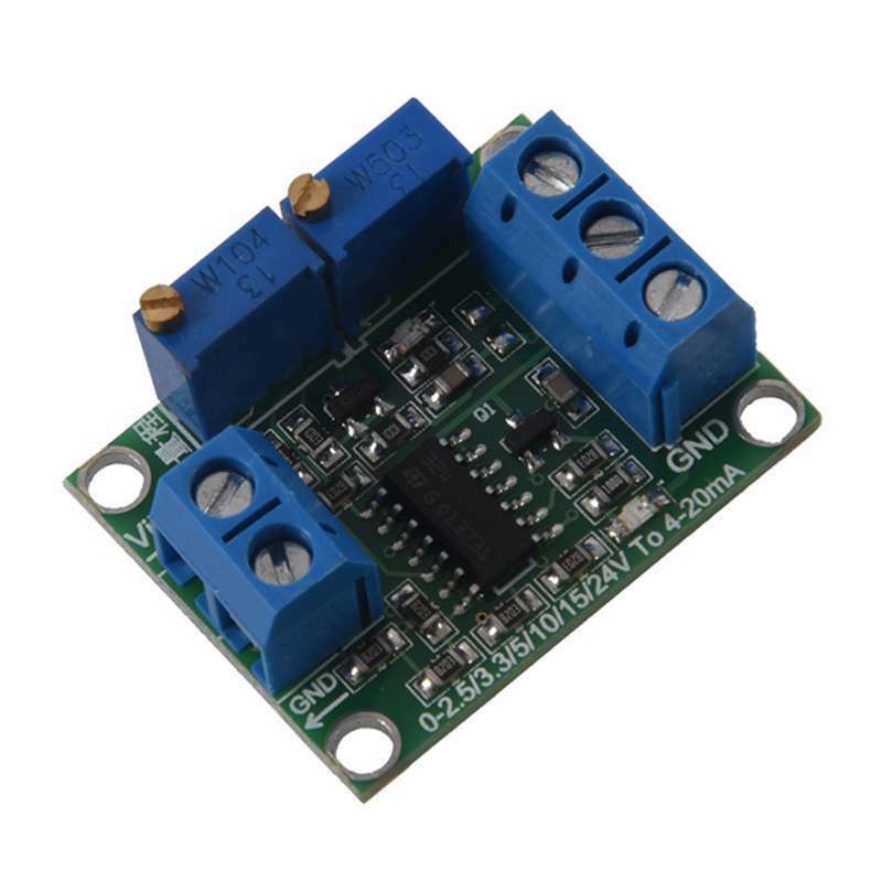 Voltage to Current 0-2.5V/3.3V/5V/10V/15V/24V to 4-20mA Analog Signal ...