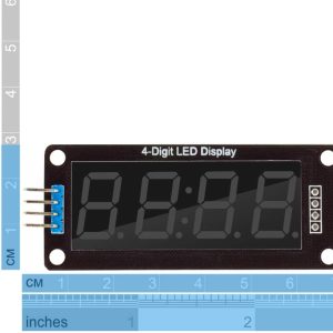 TM1637 0.56 inch Time Clock LED Display Module 4 Digit 7 Segment Red Blue Green Yellow White - Image 4