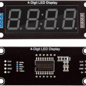 TM1637 0.56 inch Time Clock LED Display Module 4 Digit 7 Segment Red Blue Green Yellow White - Image 7